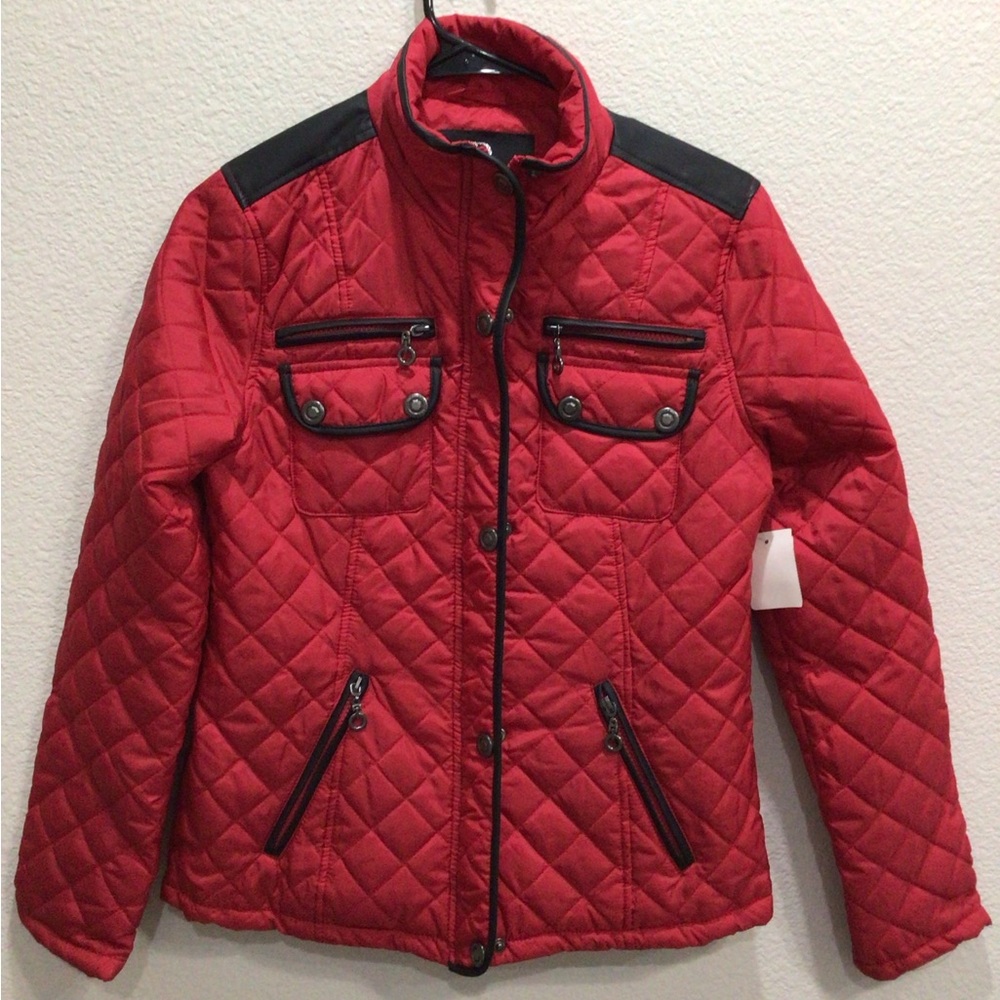 Dollhouse Girl’s Red Lightweight Puffer Jacket